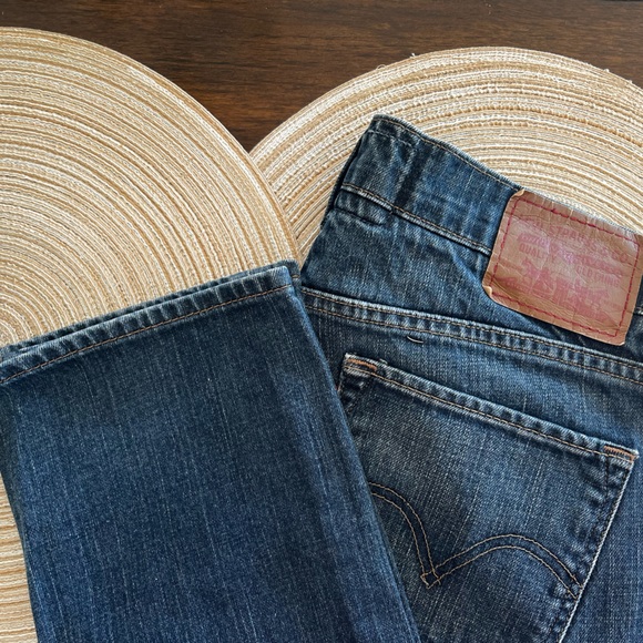 Men’s Levi’s 511 Skinny Jeans Size 34x36 Dark Blue Wash - Picture 3 of 9